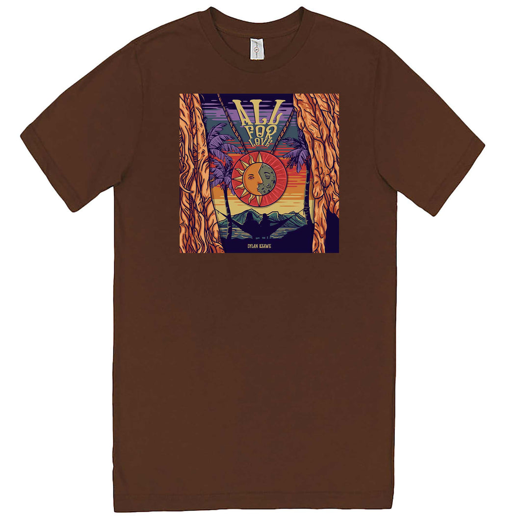 'All For Love' Album Art T-Shirt (Chestnut)