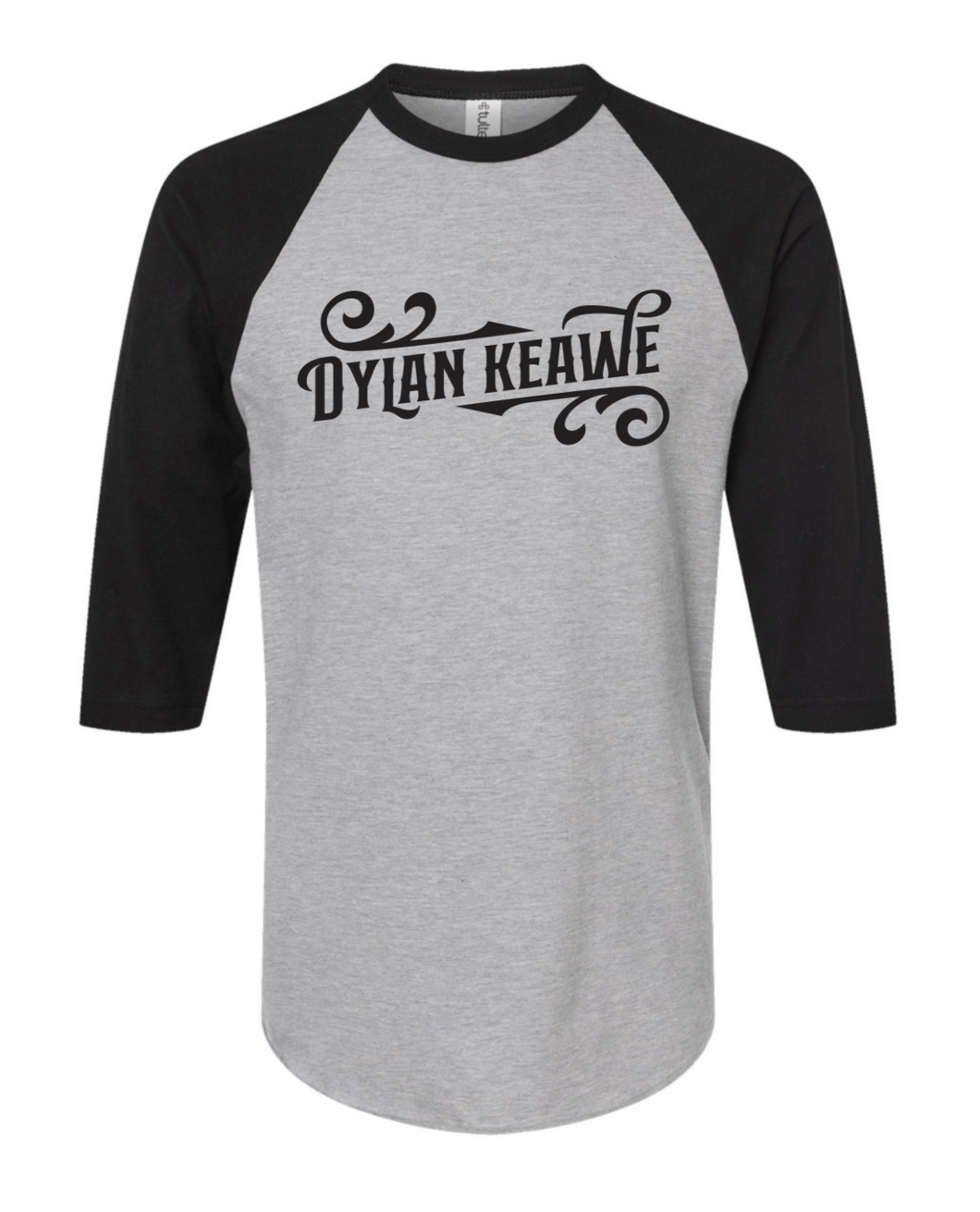 Dylan Keawe Logo Baseball 3/4 Sleeve Tee Shirt